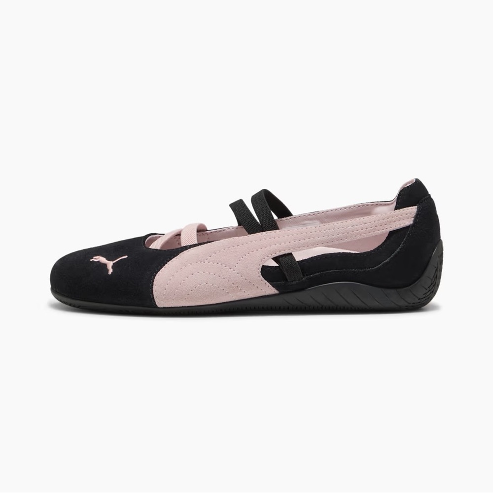 Puma Speedcat ballet Suede Black and Light Pink size 8